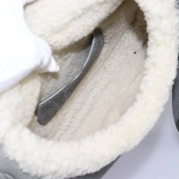 Christian Dior Shoulder Bag Suede Gray Gold Auth PP357AV - Picture 13 of 16